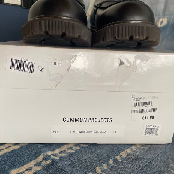 Common Projects loafer with chunk sole, black, 41, unworn main image 8